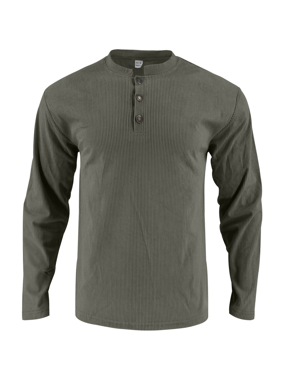 Long sleeve shirt for men with comfortable button placket and textured design Lune London