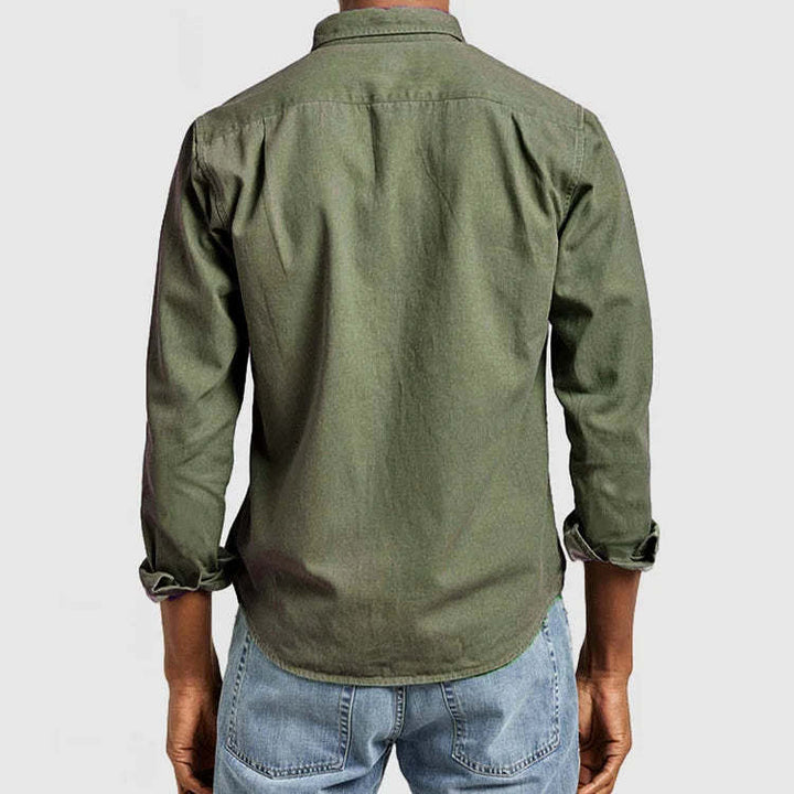 Casual shirt for men in lightweight cotton fabric Amarae