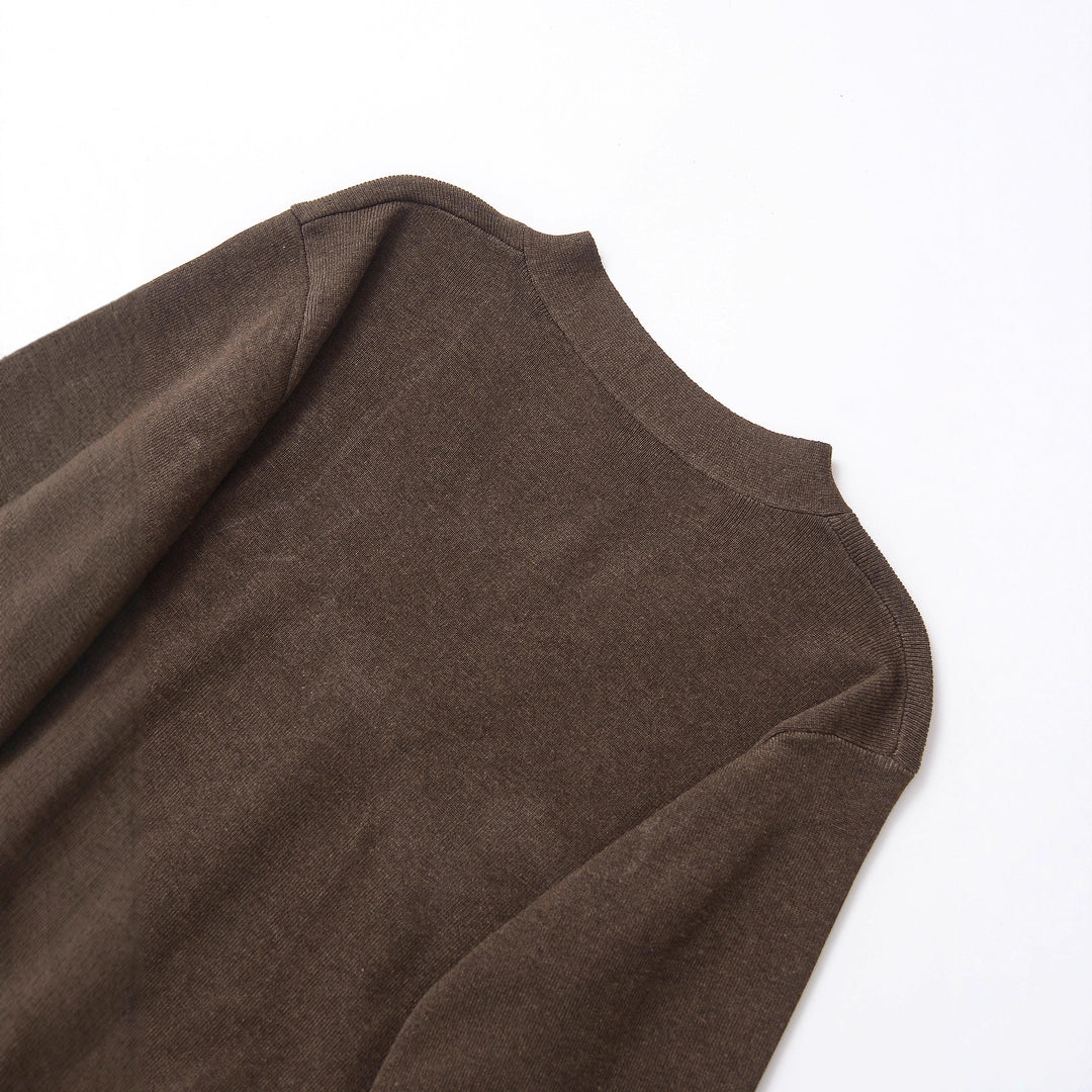 Women's Oversized Knit Cardigan with V-Neck and Patch Pockets Amarae