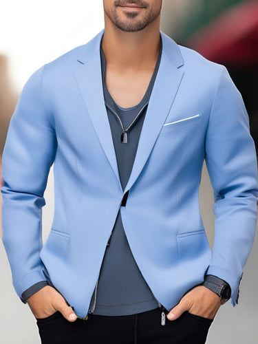 Elegant and stylish blazer for men with contrasting lapels Amarae
