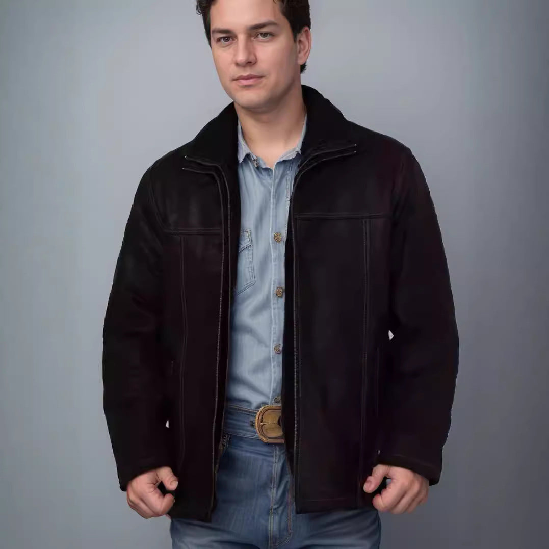 High-quality leather jacket for men with versatile style Lune London