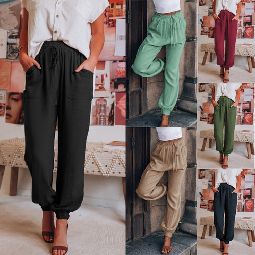 Ladies Light, elastic Jogging Pants with practical pockets Amarae