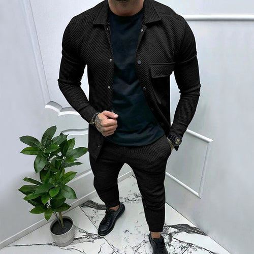 Leisure suit for men with structured top and comfortable fit Amarae