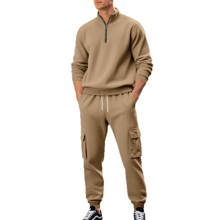 Men's Sport Leisurewear with Zipper and Practical Cargo Pockets Lune London