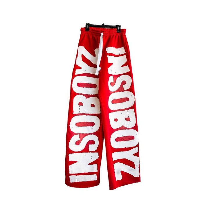 Women's leisure pants with trendy statement print Chic & Stil