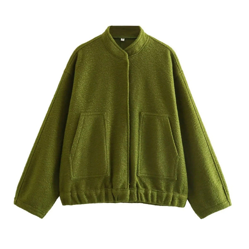 Cool oversized wool blend jacket Women Amarae