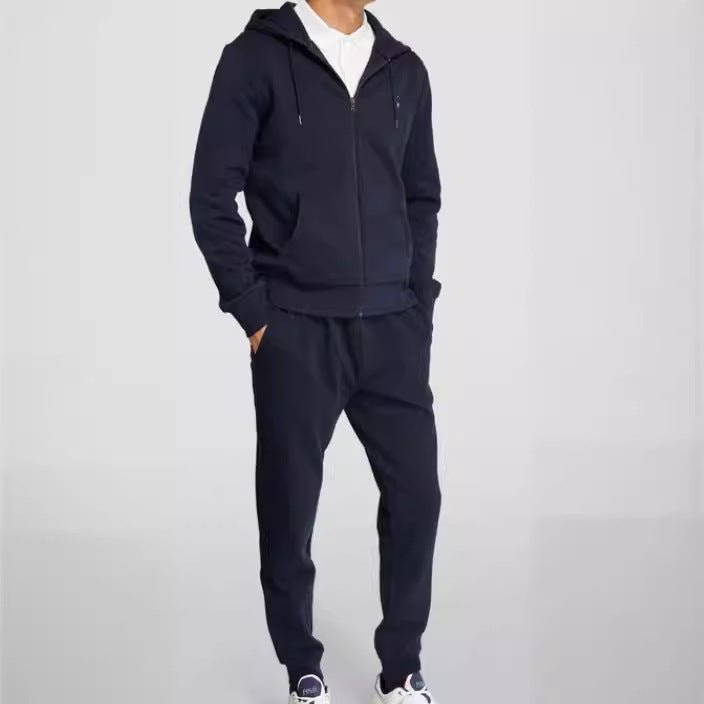 Men's sports tracksuit set with full zip and elastic cuffs Lune London
