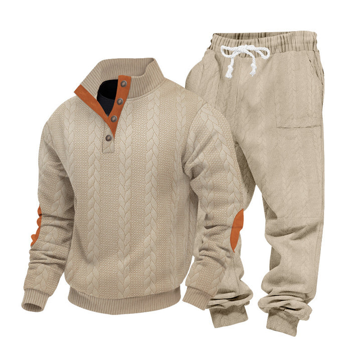 Men's comfortable knitted sweater and tracksuit set Lune London