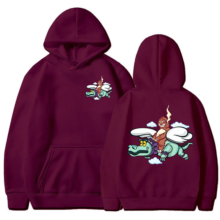 Women's hoodie with creative graphic design and high-quality interior Lune London