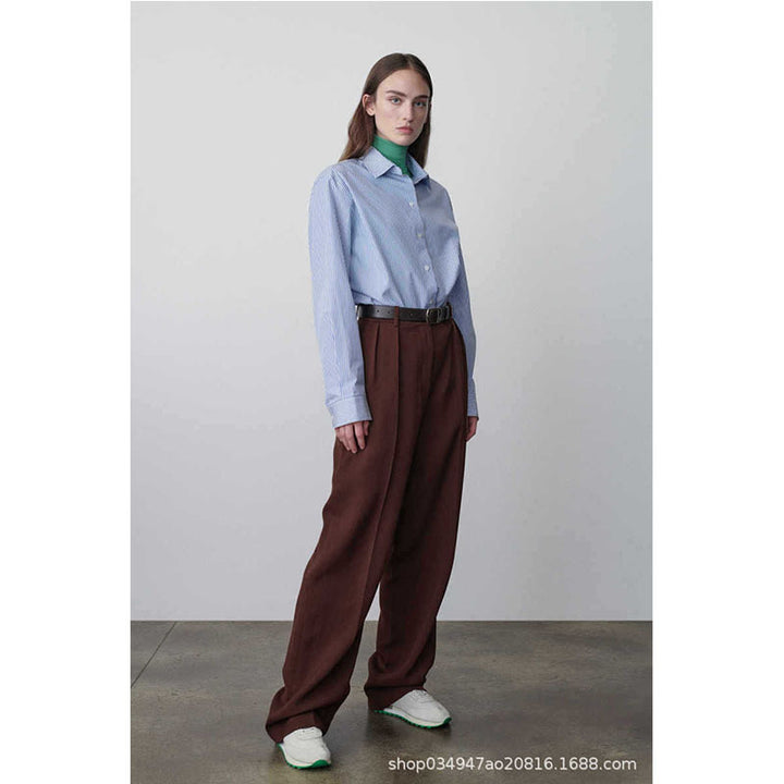 Blouse rayée pour femmes dans une coupe oversize moderne Chic & Stil