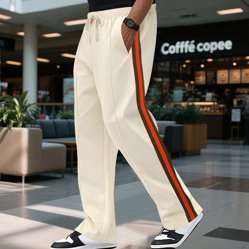 Men's sports pants with contrast stripes on the sides Lune London