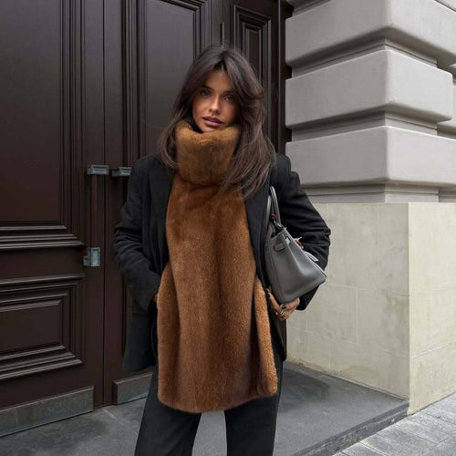 Faux fur scarf women Amarae