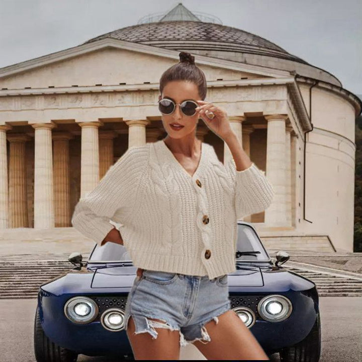 Women Large knit sweater Chic und Style