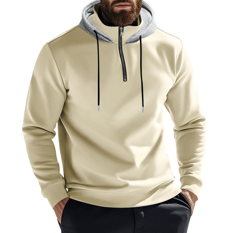 Men's hoodie with modern zipper and stylish cut Lune London