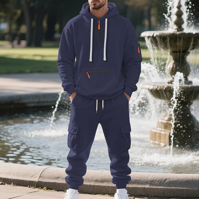 Men's sporty hoodie and cargo pants set Lune London