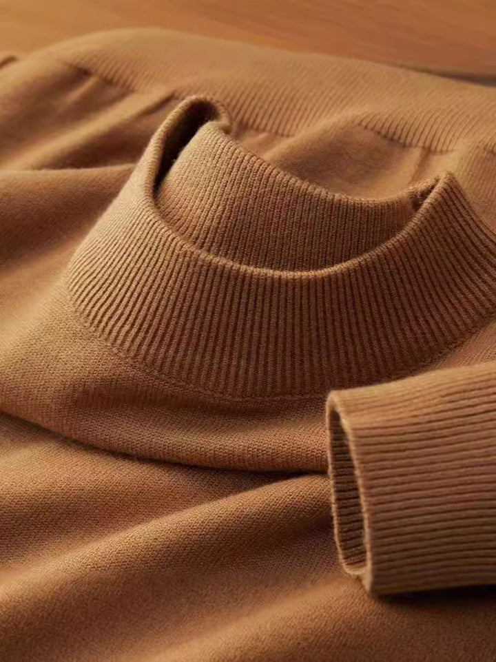 High quality cotton turtleneck sweater for men Lune London