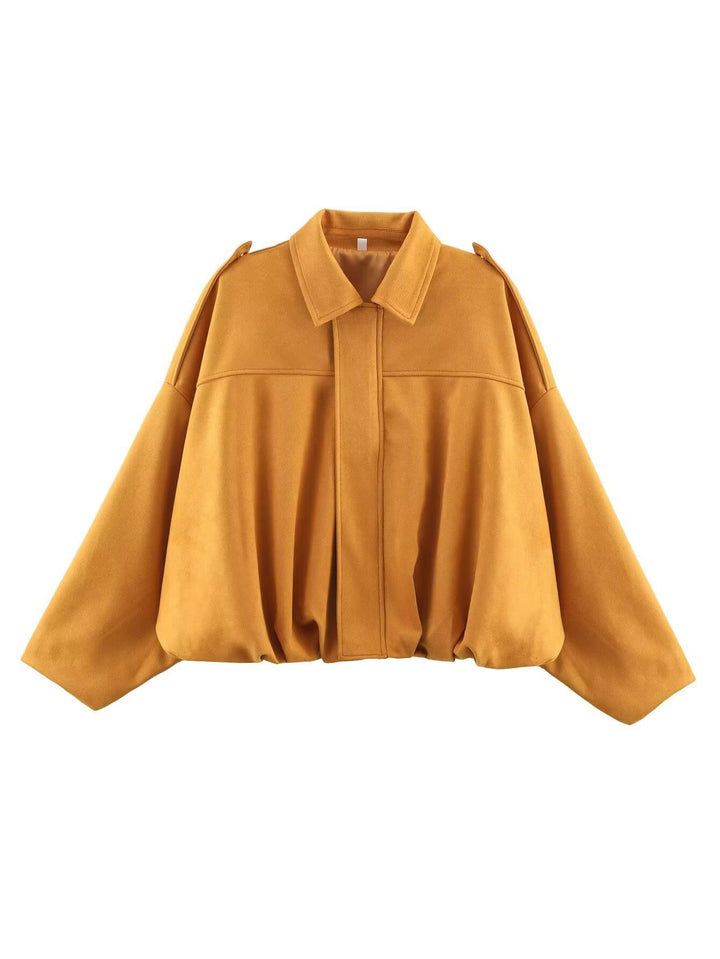 Trendy and casual faux leather jacket for women with a modern fit Lune London