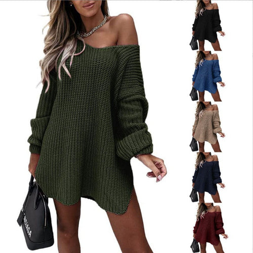 Women's Oversized Knit Dress Amarae