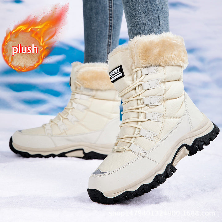 Warm winter boots for women with comfortable lining and non-slip sole Lune London