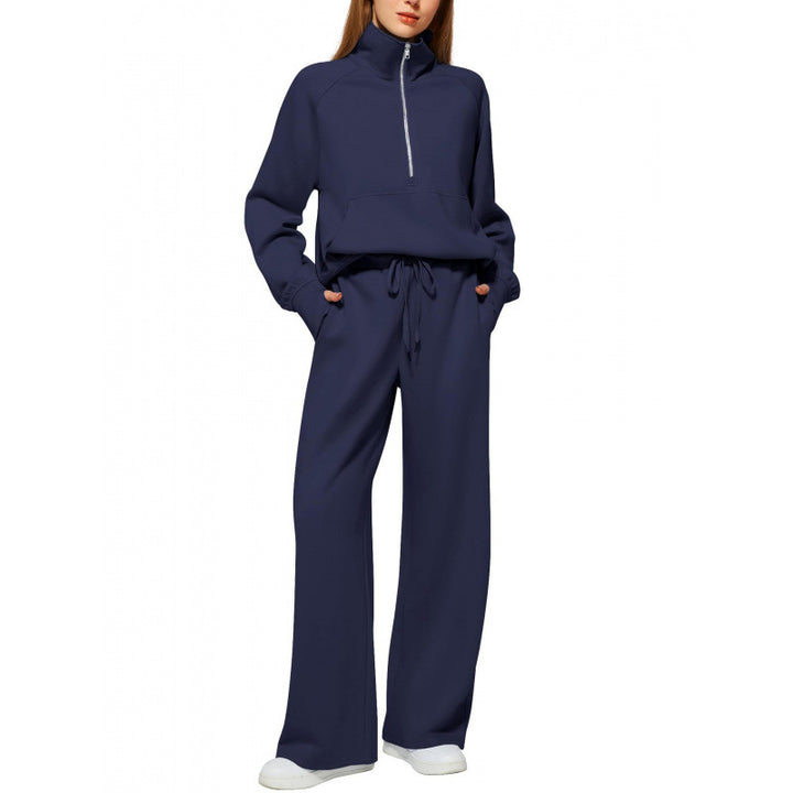 Ladies zip hoodie comfortable and wide pants Lune London