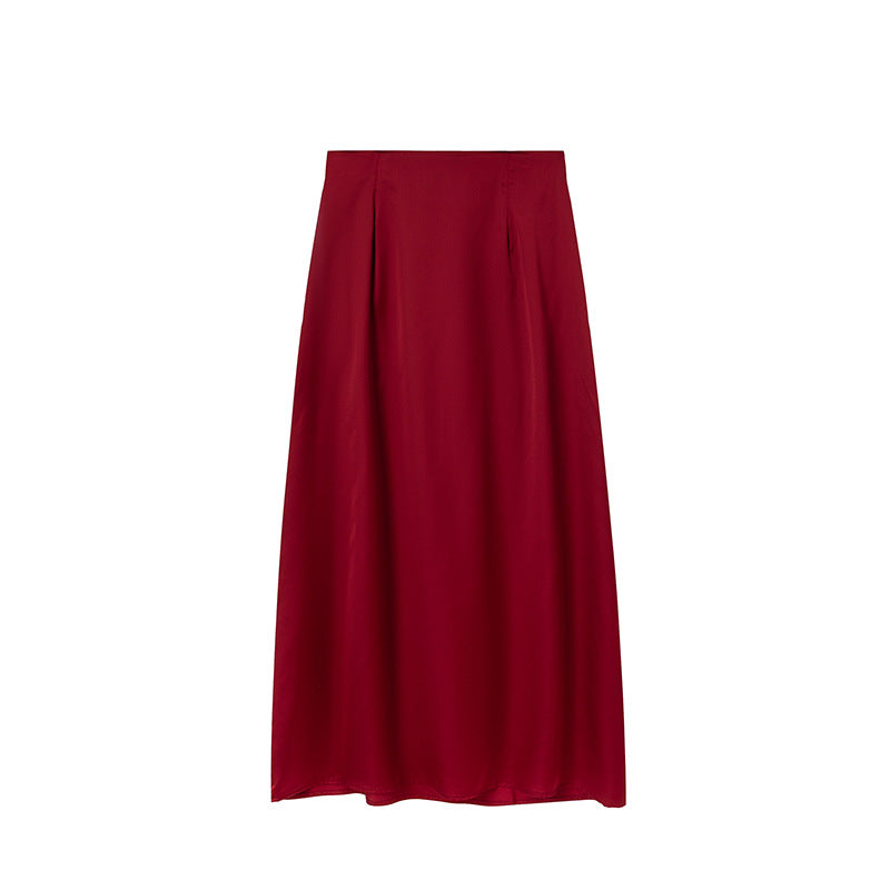 Women Elegant Chic Maxi Skirt