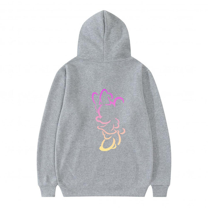 Women's hoodie with artistic cloud design and soft inner lining Chic & Stil