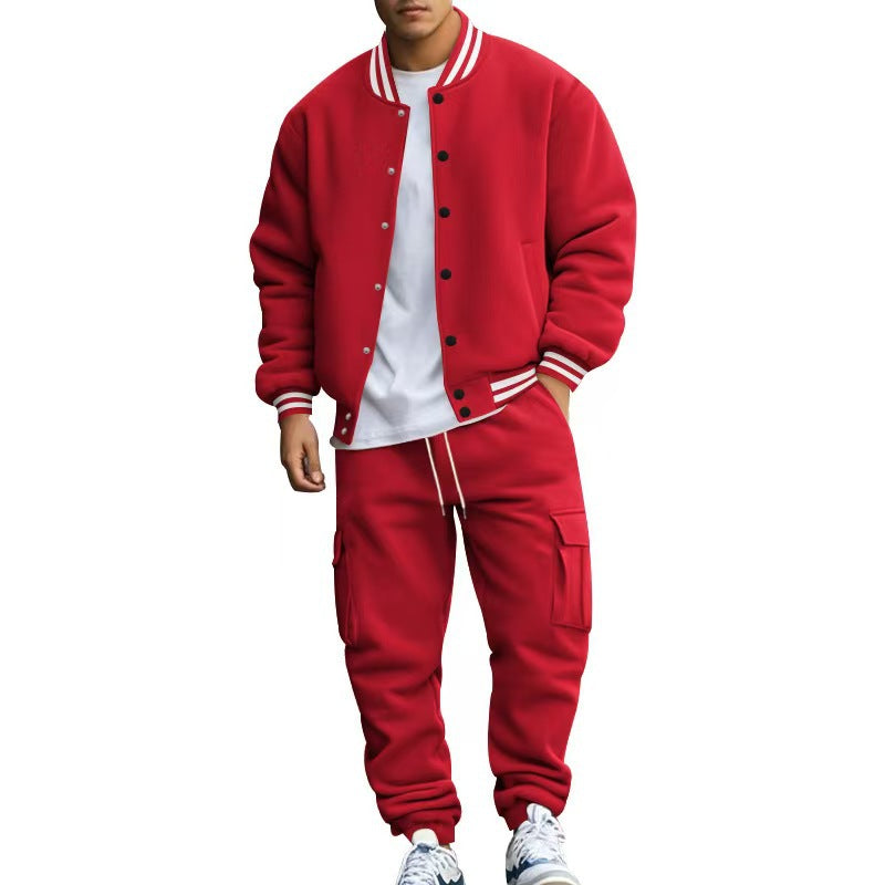 Chic and Stil men's sweater and jogger pants set, comfortable and stylish.