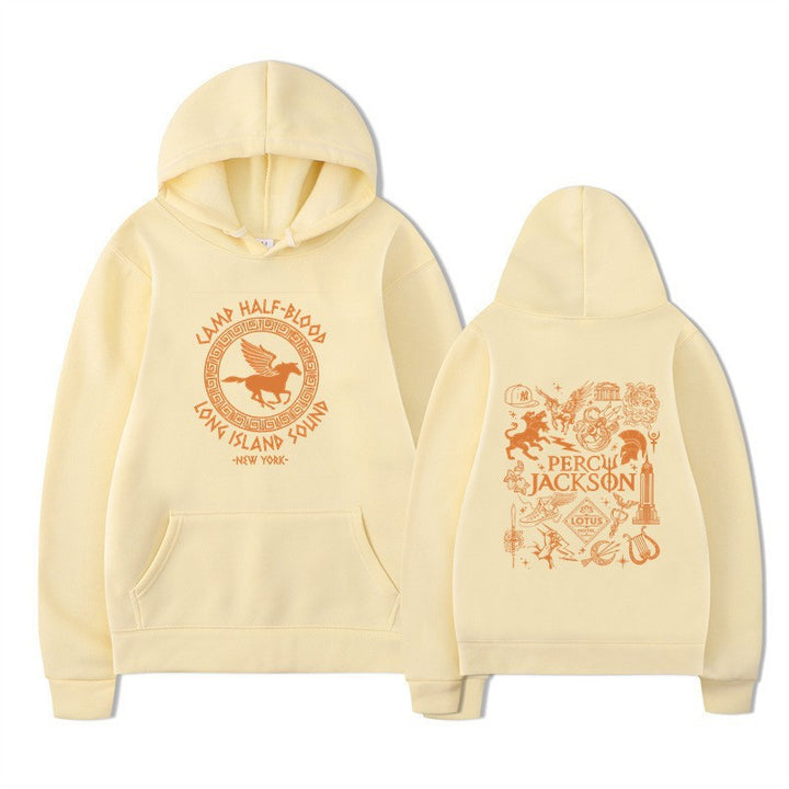 Women's hoodie with artistic mythology print Chic & Stil