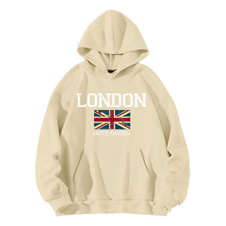 Women's hoodie in urban London style with kangaroo pocket and comfortable fit Lune London