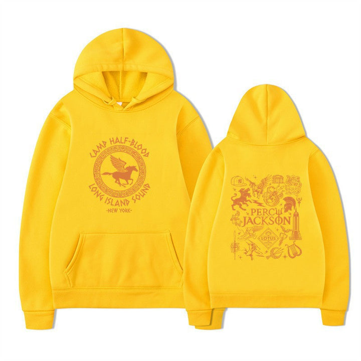 Women's hoodie with artistic mythology print Chic & Stil