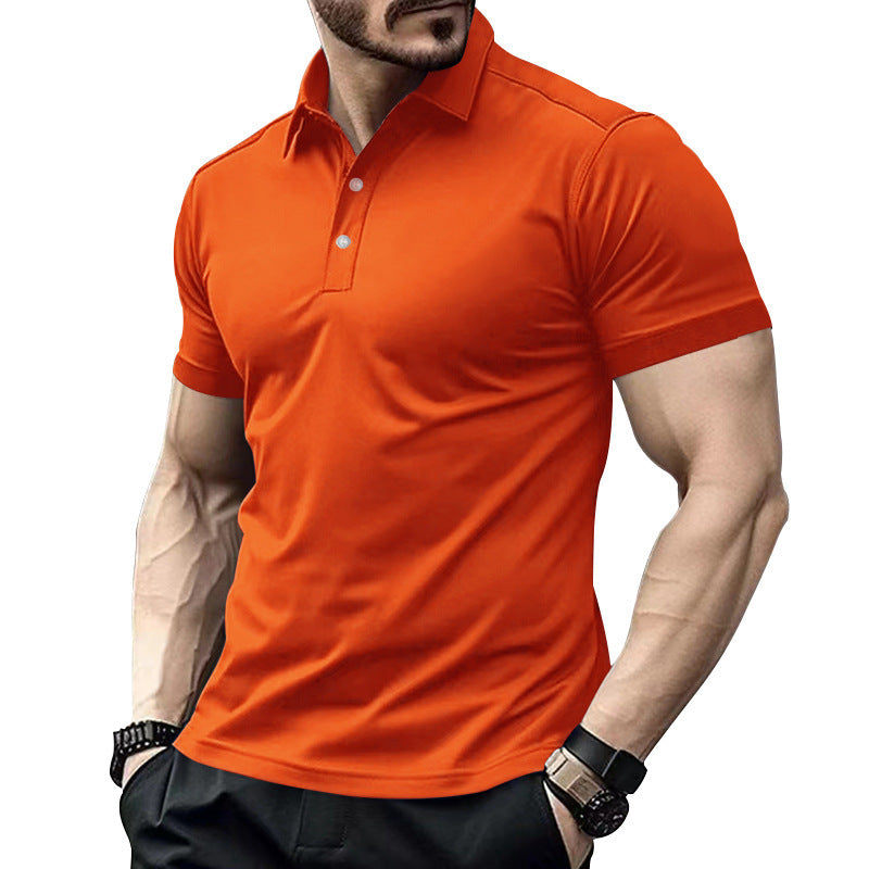 Men's high-quality short-sleeve polo with breathable technology and modern cut Lune London