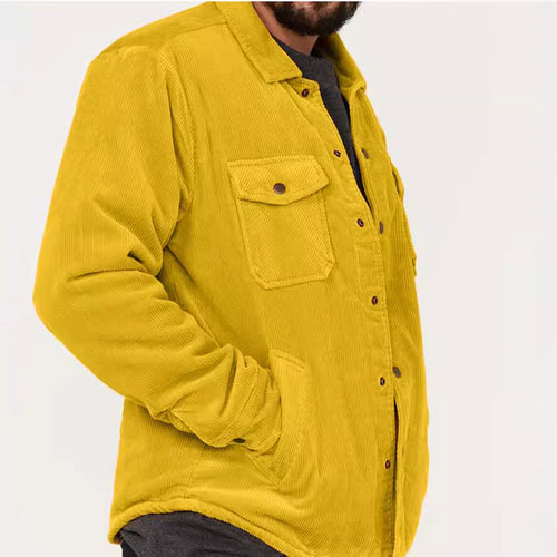 Men's corduroy jacket with practical pockets and elegant design Amarae