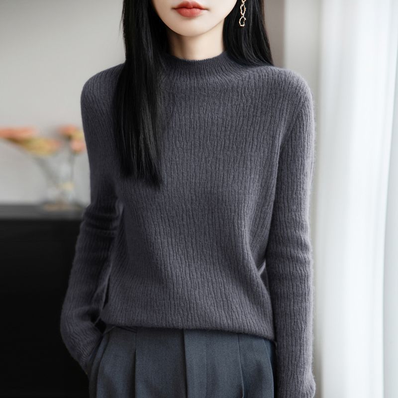 Pull fin en maille pour dames Chic & Stil