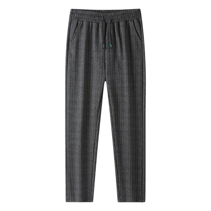 Women's Knit Joggers with Drawstring and Fine Pinstripe Amarae