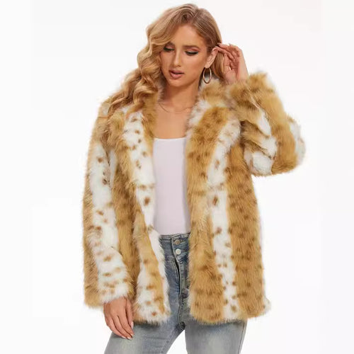 Ladies Fuzzy Oversized Jacket Amarae