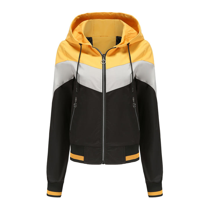 Windbreaker jacket for women with practical zip pockets Lune London