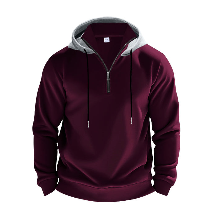 Men's hoodie with modern zipper and stylish cut Lune London