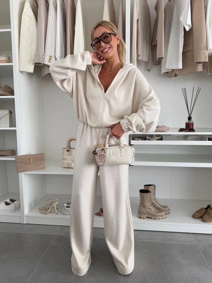 Ladies Oversize Hoodie-Jumpsuit Lune London