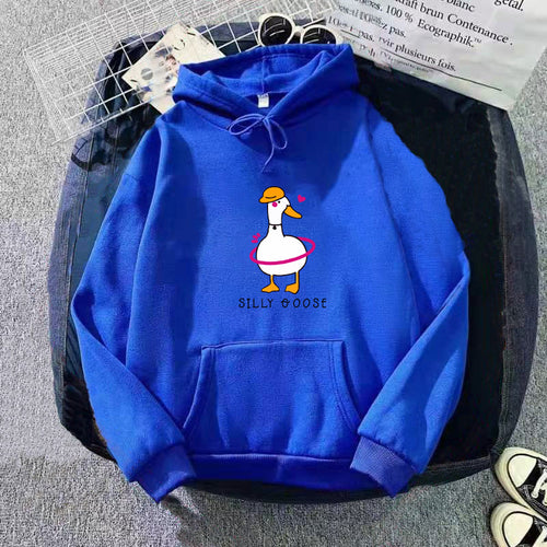 Women's hoodie with funny duck motif Chic & Stil