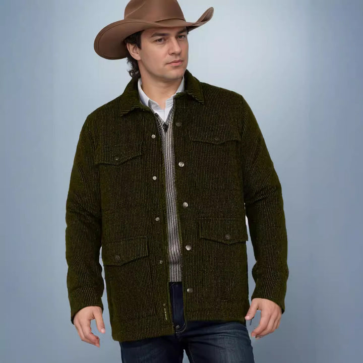 Casual Chic Utility Jacket for Men