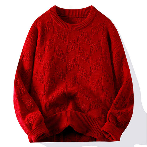 Knitted sweater for women with structured design Amarae
