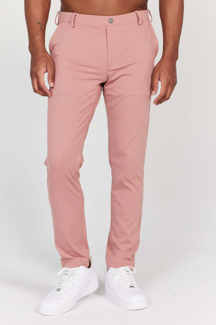Lune London elastic slim fit chinos for men