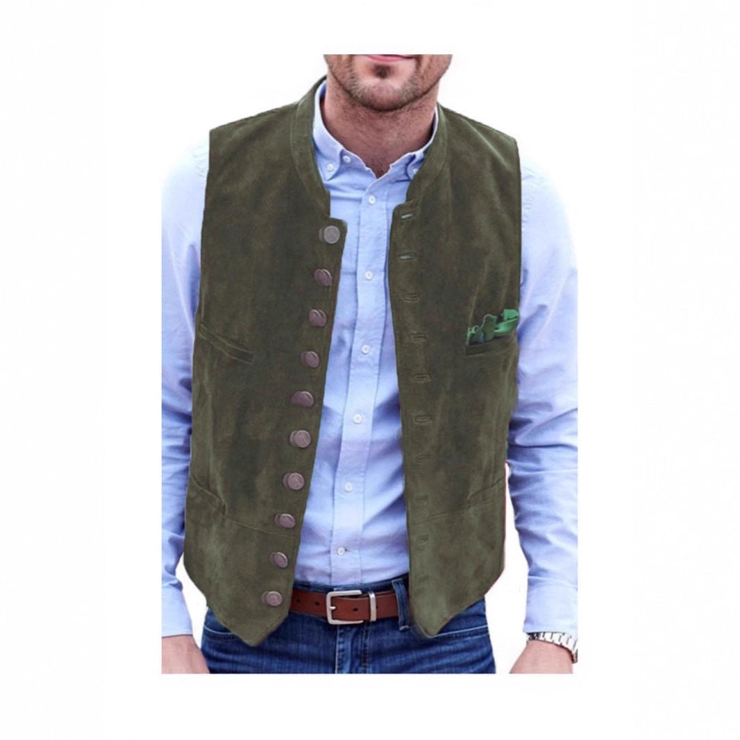 Elegant suede jacket for men Amarae