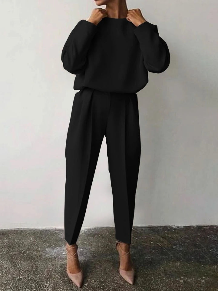 Women Casual Two Piece Set with Loose Fit and Chic Stylish Details