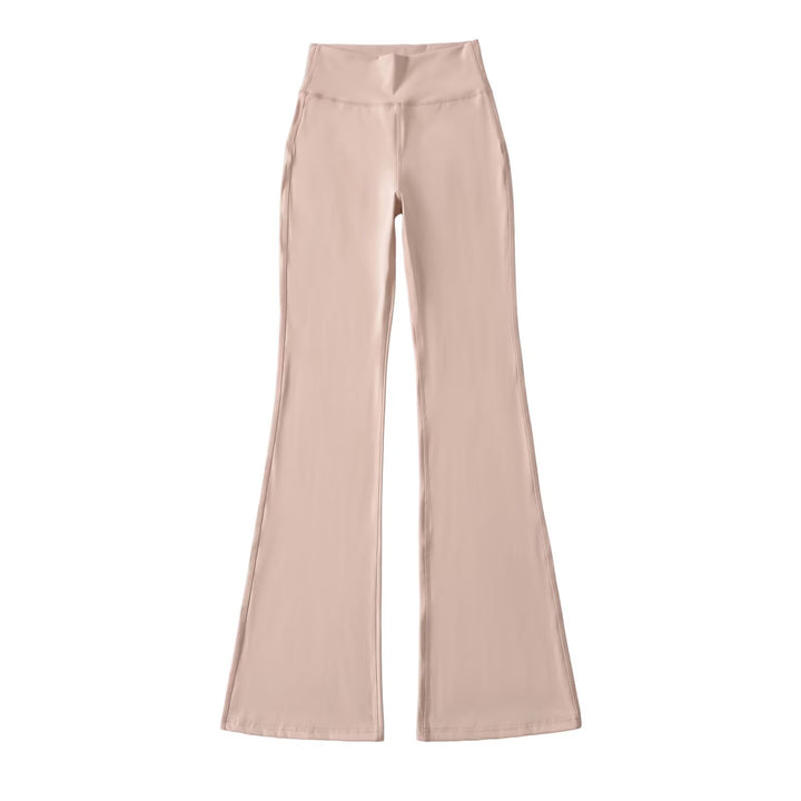 Ladies High-Waisted Flared Yoga Pants with Shaped Waist Amarae