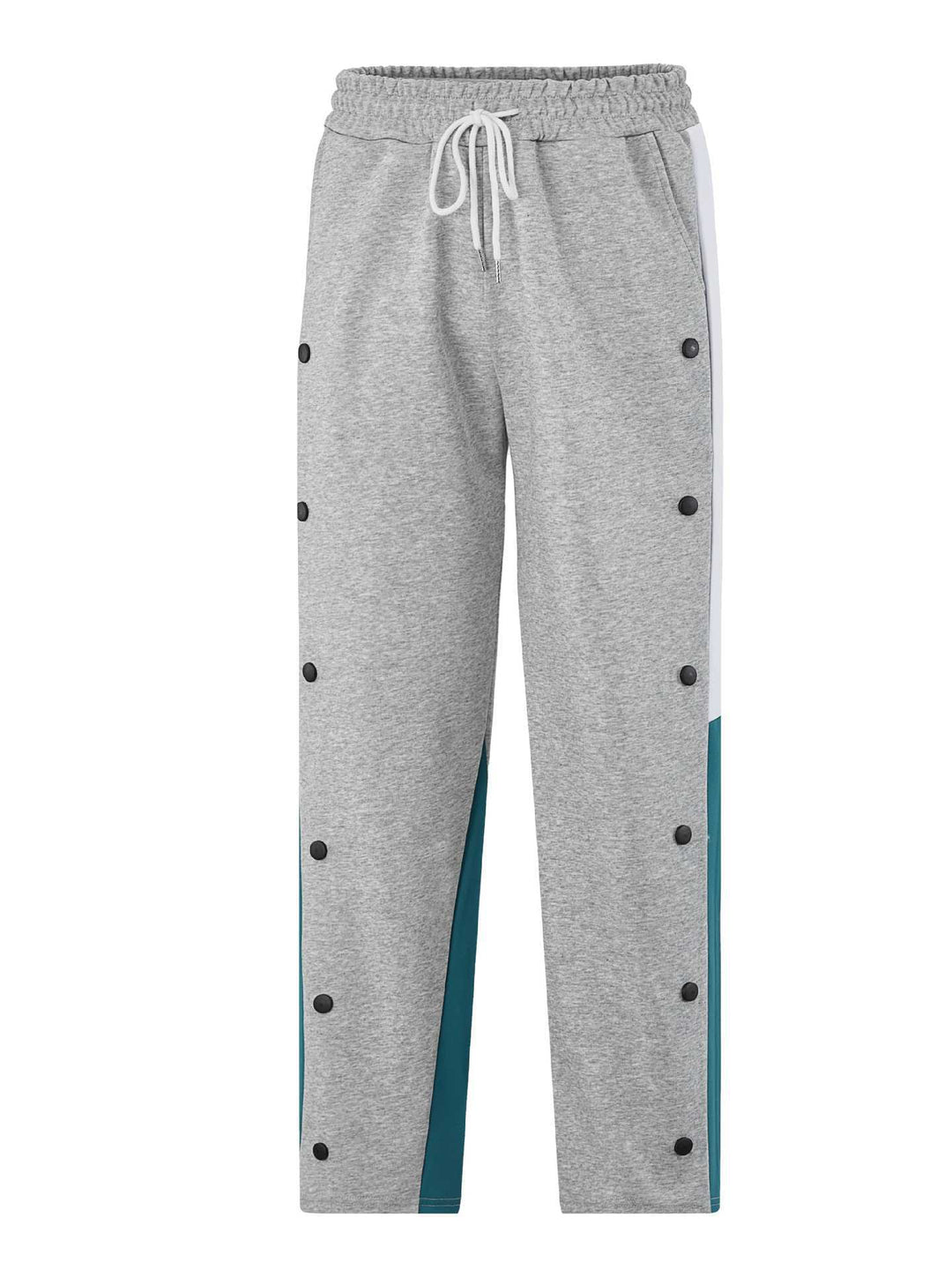 Men's sporty jogger pants with zipper, side pockets, and snap button Lune London