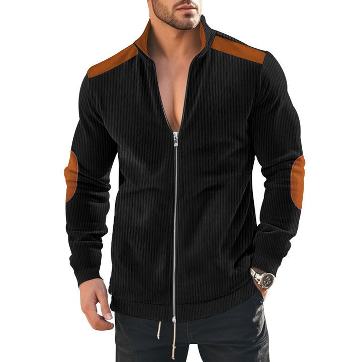 Sport leisure jacket for men in structured fabric with contrasting details Lune London