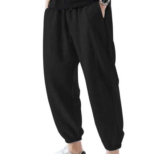 Men's jogger pants in breathable material with adjustable waist Amarae