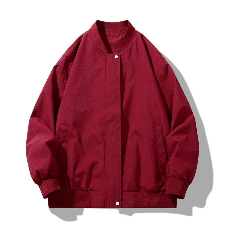 Men's sporty transition jacket with high collar and practical side pockets Lune London