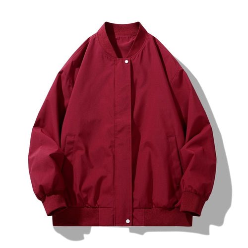 Men's sporty transition jacket with high collar and practical side pockets Amarae